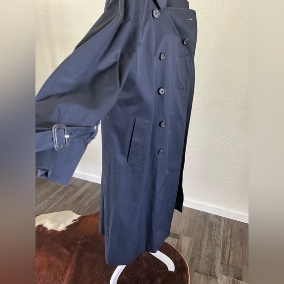 - Burberry Long  Trench Coat , Size: 14 Petite - Picture 2 of 6